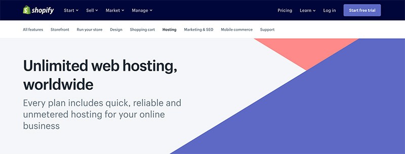 shopify hosting