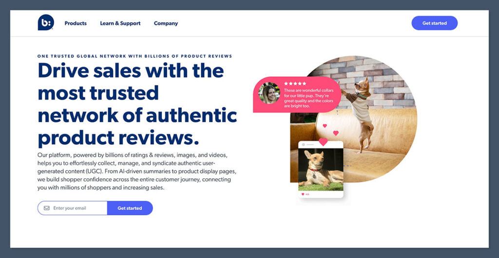 Bazaarvoice Homepage