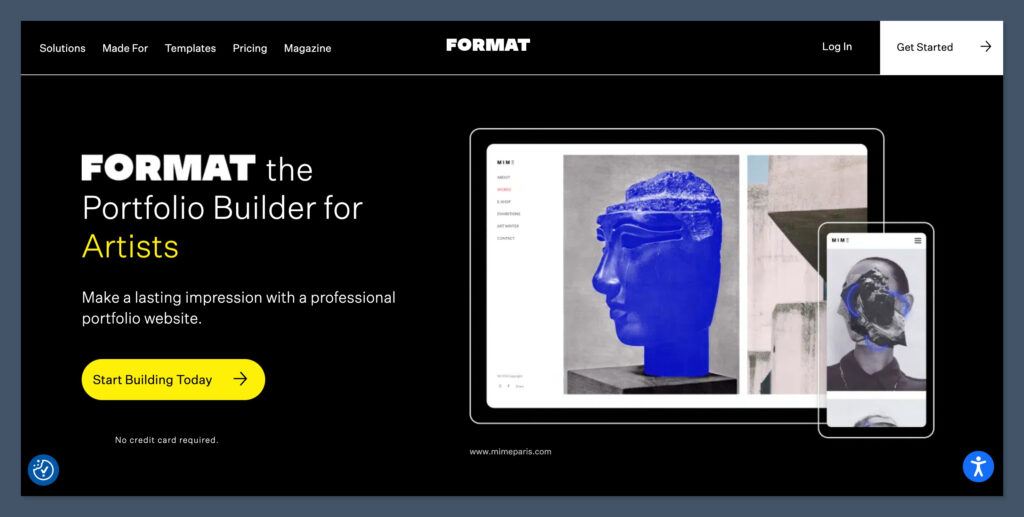 Format Homepage