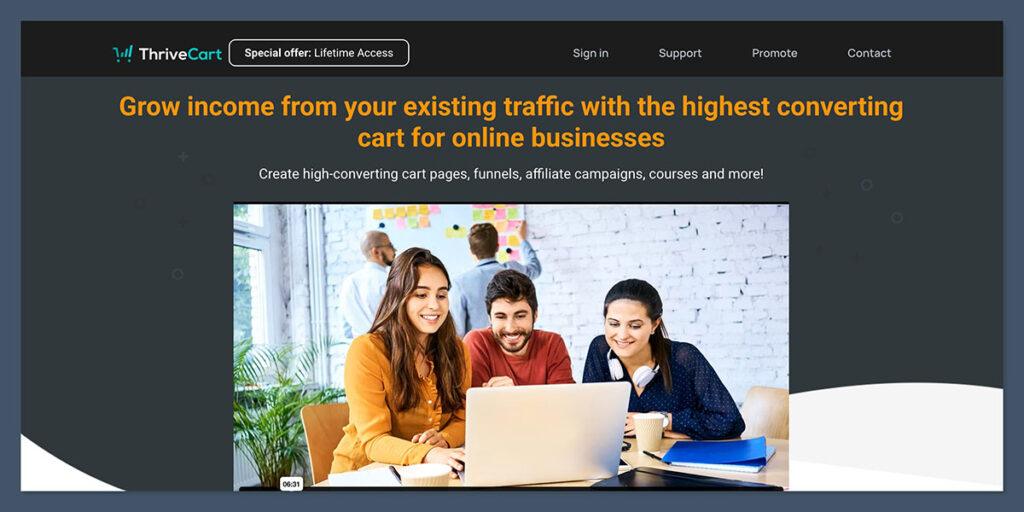 ThriveCart Homepage