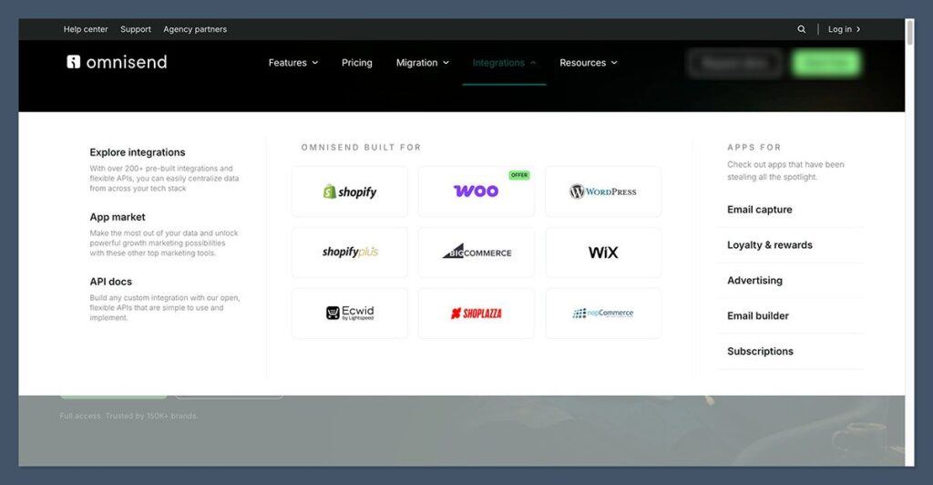 Omnisend Integrations
