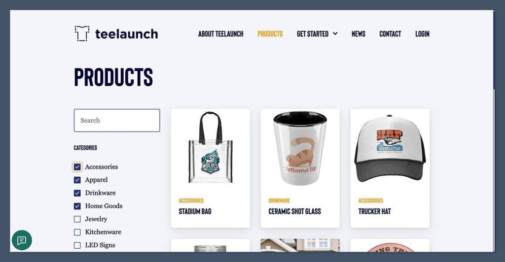 Teelaunch Products