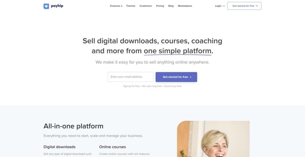 payhip homepage